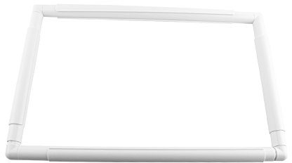 Frame Kreuzstich, Frame Weißer Polypropylen Kunststoff Clip Rahmen für Stickerei Kreuzstich Quilten Nadelspitze Heimwerkerwerkzeug(20.3*20.3Cm) (43,1 * 27,9 cm)