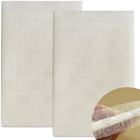 Buchbindungstuch (2 Stück, 99 x 114 cm), Buchtuch für Buchherstellung, Buchbindung, super Stoff, Buchreparaturtuch, Material für die Reparatur von Bindungen alter Bücher