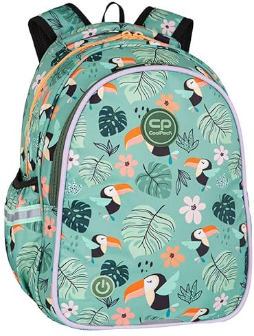 Coolpack F110662, Schulrucksack JIMMY LED TOUCANS, Green
