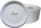 BH | Pack of 200-10 Large Bagasse Plates | White | Eco Friendly | Biodegradable and Compostable | Made of Sugarcane | Ideal for Everyday USE Birthday Party Picnic BBQ Work - by Best House