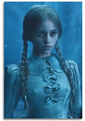 TeDe Jenna Ortegas berühmte weibliche Filmstar-Filmposter, dekoratives Gemälde, Druck, Leinwand, Wandkunst, Wohnzimmer, Schlafzimmer, Poster, Gemälde, 40 x 60 cm, ungerahmt, Stil 1-1