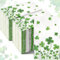 St. Patrick's Day Servietten Dekorationen, Einweg-Servietten, irisches Kleeblatt, Grün, Glücksklee, Papierservietten, für Frühling, Zuhause, Badezimmer, Hochzeit, Urlaub, Geburtstag, St. Patrick's