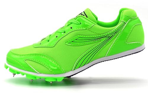 Zeihyeurus Zapatillas De Clavos Atletismo Zapatillas De Atletismo Clavos Zapatillas De Clavos Deportivas Zapatos con Clavos para Atletismo Duraderos Antideslizantes Transpirables para NiñOs Y NiñAs