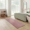 Carpet Studio Maine Teppich Läufer Rosa, Läufer Flur 80x150cm, Kurzflor Teppiche, Küchenläufer, Wohnzimmerteppich, Bettvorleger Schlafzimmer