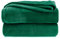 Kuscheldecke flauschig Flanell Wohndecke warm Oekotex Tagesdecke Überwurf Sofadecke fusselfrei Fleecedecke Super Soft XXL Decke 220x240 cm Typ380 waldgrün