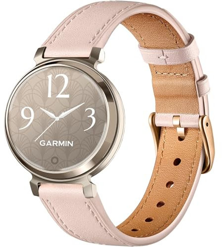 Issinlky Leatherband für Garmin Lily 2, 14MM Business Band für Garmin Lily 2 Gentlemen Ladies