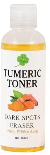 Kurkuma Toner, Kurkuma Gesichtstoner, Repariert Mattheit und Akne für alle Hauttypen, Befeuchten und Nähren, Ebenmäßiger Hautton und Verkleinerte Poren (1)