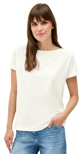 Cecil Struktushirt in Unifarbe