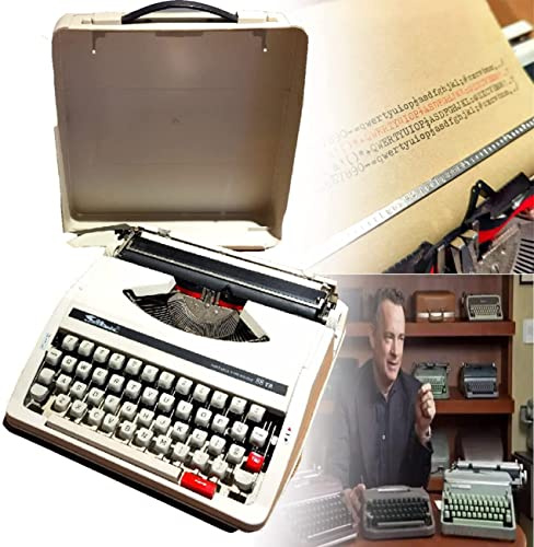Manuelle Schreibmaschine, Vintage-Stil, tragbare Schreibmaschine, für Schriftsteller und Literarikliebhaber