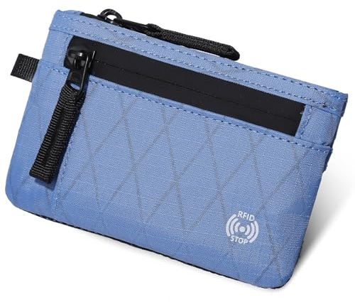 DiULi Portefeuille Homme, Travel Portefeuilles et Porte-Cartes Portefeuille RFID, Portefeuille Portable pour Homme, Porte Monnaie avec Poignée