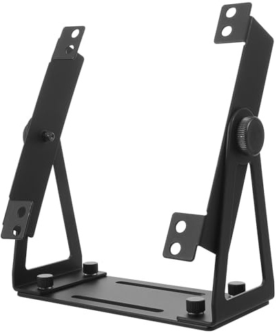 NUOBESTY Soporte para Ventilador de CPU Negro de Hierro Instalación Simple y Ajuste Estable para Configuración de PC en Casa o Gaming