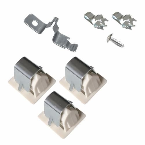 279570 Dryer Door Latch Kit Compatible with Whirlpool Maytag Kenmore | Tumble laundry secure catch assembly, fits 279570VP FSP279570 236877 236876 3392538 279337 DE902 279280 834944 14205029 3493