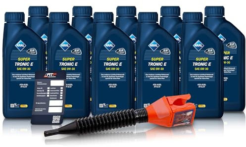 10x 1 L LITER ARAL SUPERTRONIC SUPER TRONIC E 0W-30 MOTOR-ÖL MOTOREN-ÖL 32028450