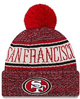New Era San Francisco 49ers NFL 2018 Sideline Sport OTC Beanie - One-Size