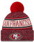 New Era San Francisco 49ers NFL 2018 Sideline Sport OTC Beanie - One-Size