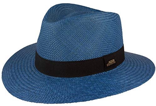 Breiter ORIGINAL Panama Hut, Strohhut, Sommerhut aus Ecuador, Handgeflochten, UV-Schutz 50+, Bruchschutz