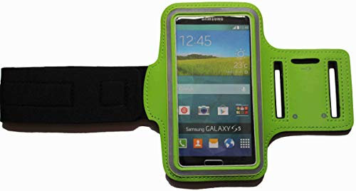 Fitness Sportarmband kompatibel für Apple iPod Touch 3G 4G 5G 6G Armband Handy Oberarm Halter für Fitness, Joggen, Laufen Hülle Tasche Blank Klein Grün