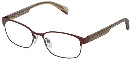 ZADIG&VOLTAIRE Damen VZV174530Q47 Sonnenbrille, Shiny Gun W/Bordeaux Part, 53/17/135