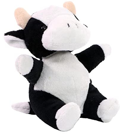 Minifeet Kuh Cordula - Kuscheltier Plüschtier Stofftier Spielzeug - kuschelig weich - Geschenk für Baby Kinder Freunde Schulstart Einschulung | Höhe: 14 cm