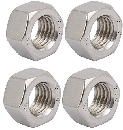 YeVhear Sechskantmuttern, 5/8-11, UNC 304, Edelstahl, 4 Stück