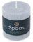 Spaas Candela pilastro in stile rustico 70/70 mm 25 ore, azzurro
