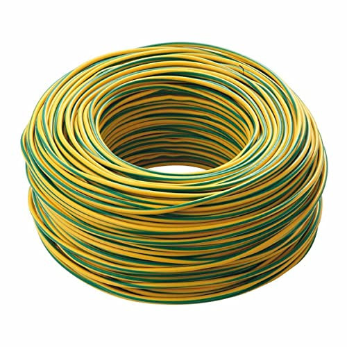 FILO CAVO ELETTRICO UNIPOLARE 1x6 MMQ 6 FS17 CORDINA giallo/verde VARIE MISURE (10 Metri)
