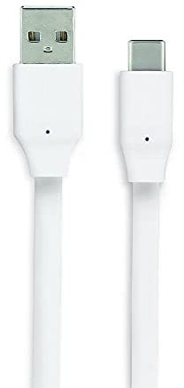 mooov 732094 Câble USB-C/USB-A Plat 3 M - Blanc