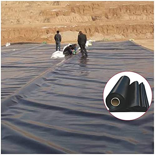 Hanghaijia Liner del Estanque de Goma, 3x5m Negro del Estanque del Forro para los estanques koi, jardín paisajismo Piscina Fuente (Color : Black, Size : 10x12m)