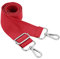 Breite Umhängetaschen Strap,Verstellbarer Ersatz Gürtel Tasche Strap mit Silber Swivel Hooks Soft Canvas Handtasche Riemen Messenger Bag Changeable Long Strap for Crossbody Handtasche (rot)