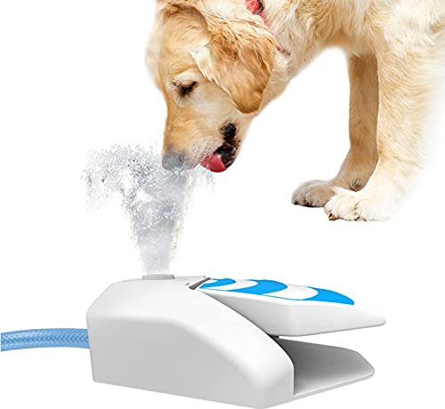 Perfect Flower Fontana per cani, fontana d'acqua per cani, abbeveratoio da giardino, per cani, irrigatore automatico per animali domestici