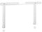 Sat-Fox Wandhalterung passend für Sonos® Soundbar Arc Slim Design, mit geringen Wandabstand Weiss