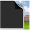 Finnez Fenêtre Auto-Adhésif Verre Dépoli Film Intimité Opaque Anti-UV Statique pour Salle de Bain Bureau Noir Mat 44.5 x 200cm