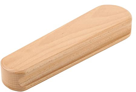 Quilters Clapper, sicher, umweltfreundlich, leicht zu greifen, glänzend, abgerundete Enden, Schneider-Klöppel, poliert, für Schneider, für Kleidung, Falten zum Sticken