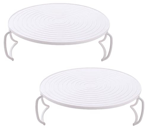 Operitacx 2pezzi Supporto Per Microonde Con Vassoio Steamer Struttura Strati Per Cucina Organizzatore Pratico e Resistente