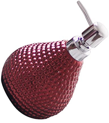 Mehrzweck-pumpflasche Zum Nachfüllen Für Shampoo Seife Flüssigkeit Aus Robuster Keramik Farbe: Rot