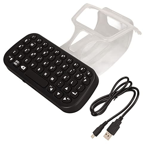 ciciglow Tastiera Controller per PS5, Chatpad Wireless Portatile, Mini Controller Palmare Ricaricabile Tastiera da Gioco Tastiera da Gioco per Controller PS5