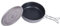 iBasingo 1000ml Titan Bratpfanne Camping Pan Antihaftpfanne mit Deckel & Klappgriffen 19cm Outdoor Leichte Tragbare Grillplatte Wandern Teller Küche Geschirr Kochset Kochgeschirrfur 1-2 Man Ti2066C