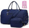 Sac de Voyage Femme Sac de Sport, Sac Maternité pour Maman avec Compartiment à Chaussures et Trousse de Toilette Grand Mommy Weekend Travel Cabine Bag, Marine