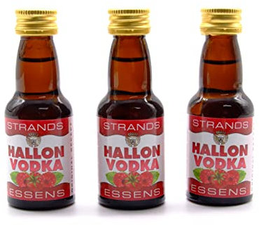 3 x Hallon (Lampone) 25ml - senza alcool | Essenza di Vodka | Aroma per Torta