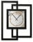 Kreative Feder Designer-Wanduhr in modernem Metallic-Look ohne Tickgeräusche (Abstract Elegance, leises Funkuhrwerk)
