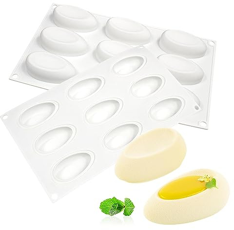 mostsom Moules en silicone en forme de demi-œuf pour chocolat, bonbons, gelée, glaçons, savon, outils de décoration de gâteaux