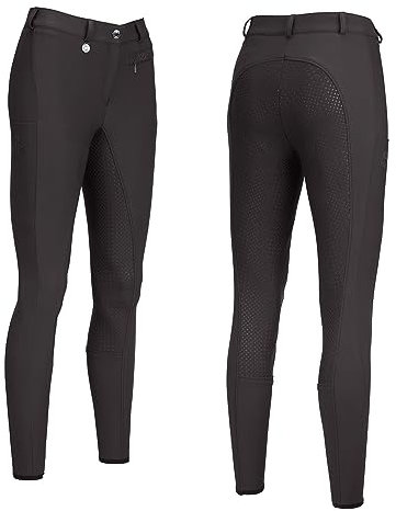 Pikeur Reithose Damenreithose Vally Midwaist in licoire Reitsport, Größe:38, Farbe:locoire