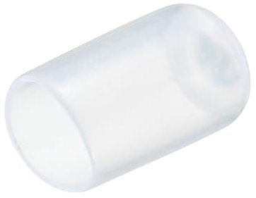 QUARKZMAN 20Stk Gummi-Endkappen 12mm(1/2) ID Vinyl PVC Rundrohr Bolzenkappe Abdeckung Schutzvorrichtungen für Schraubengewinde Klar