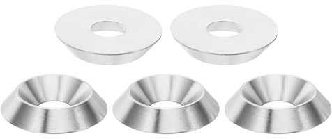 PATIKIL Rondelle a Testa Svasata M8, 5pz Diametro 25mm Altezza 5mm in Acciaio Inossidabile 304 Svasato Rondella Bullone Testa Svasata Rondelle Acciaio per Costruzione Industriale