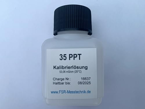 FSRTOP 35 PPT 50 ml Kalibrierlösung Kalibrierflüssigkeit Eichlösung Pufferlösung für Salzwasser Meerwasser Messgeräte