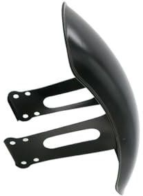 OLMAFD Schutzblech verlängern Universal Motorrad Vorderrad Kotflügel Retro Schwarz Metall Reifen Position Kotflügel Splash Schutz Für CG125 Cafe Racer