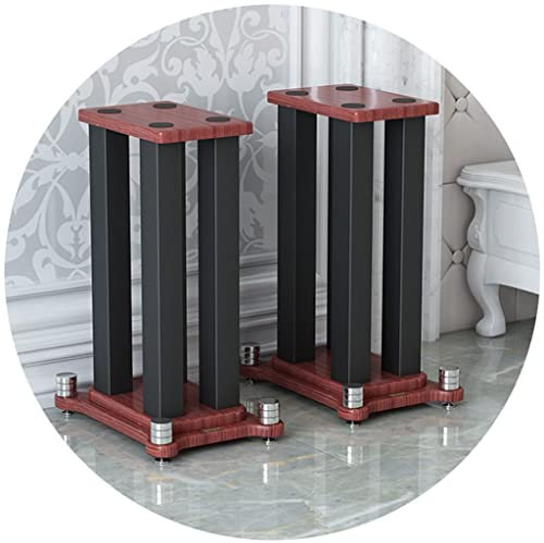 Speaker Stands 1 Pair Floor Speaker Stands Heavy Duty Surround Sound Speaker Stands Bookshelf Speaker Stands For Home Theater (Color : Brown, Size : 600mm/23.6inch)
