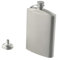 Titanium Hip Flask, Ultralight Portable Leakproof Pocket Flask Flagon, Wine Flask Pocket Liquor Flagon with Screw Cap Clip(260ml)