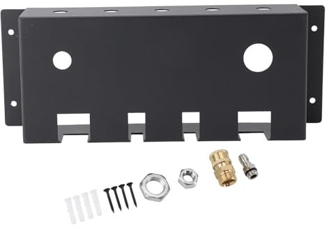 Miokycl Pressure Washer Holder 1 / 4in Quick Connect Wall Mounted Pressure Washer Accessory Organizer Rack for Washer Nozzle Wand