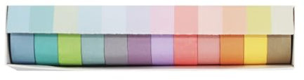 SGERUFZ 12 Pcs Rotoli Nastro Evidenziatore 7.5mm x 2m Colorato Trasparente Adesivo Fluorescente Marcatura Rimovibile per Leggere e Prendere Appunti